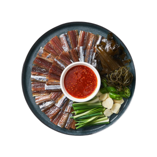 [포항 맛집] [백년가게 선정] 마라도회식당 과메기 야채 포함 세트