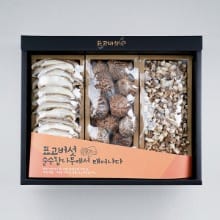 참나무 원목 재배 무농약 국내산 동고 3종 선물세트