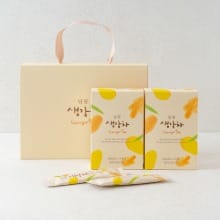 서래마을 맛집 담꽃의 국내산 햇생강으로 만든 생강차 스틱형 선물세트