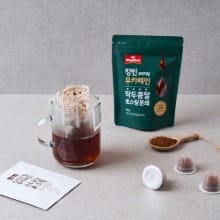 국내산 작두콩을 로스팅한 무카페인 커피