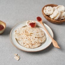 국내산 현미로 만든 무설탕 누룽지 쌀과자/크래커