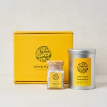 호주산 레몬머틀로 만든 무카페인 티백/허브소금 선물세트